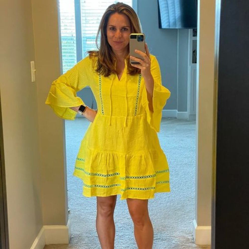 Walmart Scoop brand Yellow Dress. Size XS.